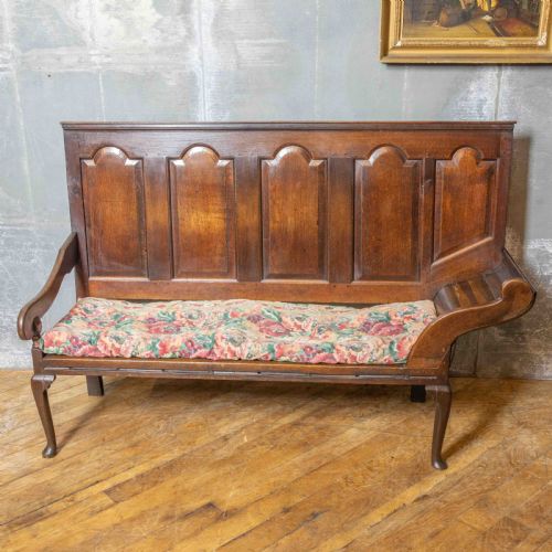OAK SLEEPER SETTLE - ADDITIONAL PHOTO 4