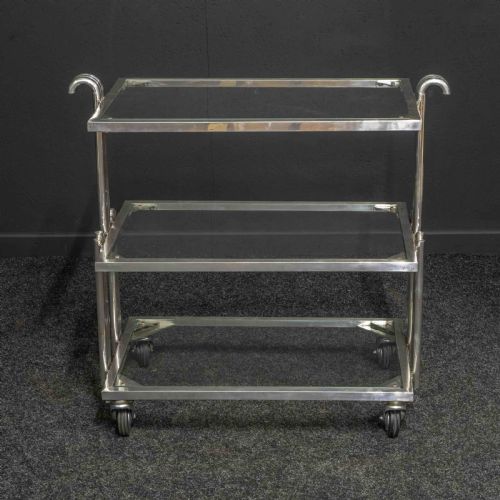 RARE ART DECO TEA TROLLEY - ADDITIONAL PHOTO 3