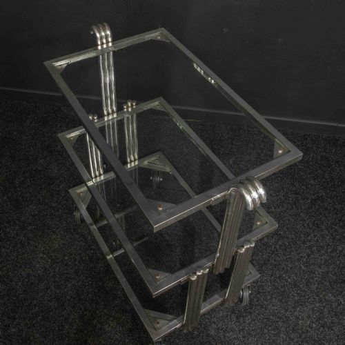 RARE ART DECO TEA TROLLEY - ADDITIONAL PHOTO 6
