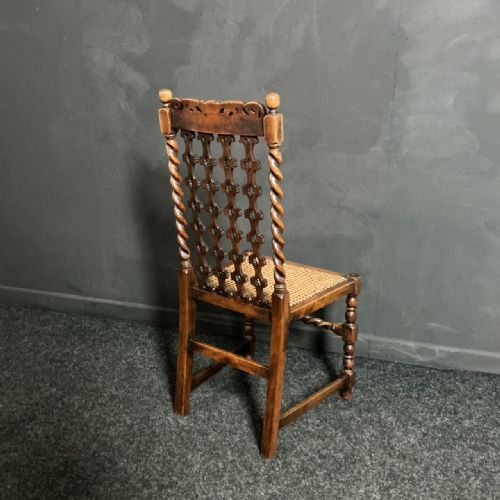 SET OF JACOBEAN STYLE CHAIRS - ADDITIONAL PHOTO 3