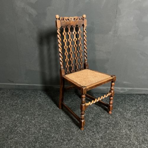 SET OF JACOBEAN STYLE CHAIRS - ADDITIONAL PHOTO 5