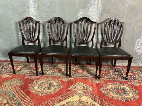 SET OF 10 HEPPLEWHITE REVIVAL CHAIRS - ADDITIONAL PHOTO 7
