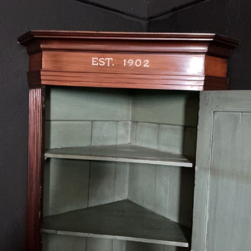 ANTIQUE CORNER CUPBOARD - ADDITIONAL PHOTO 1
