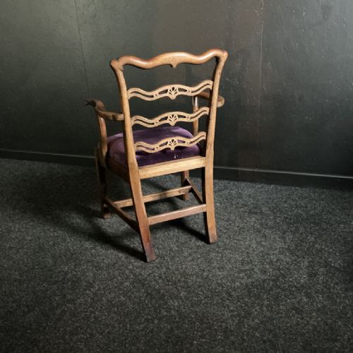 8 GEORGIAN LADDERBACK CHAIRS - ADDITIONAL PHOTO 5