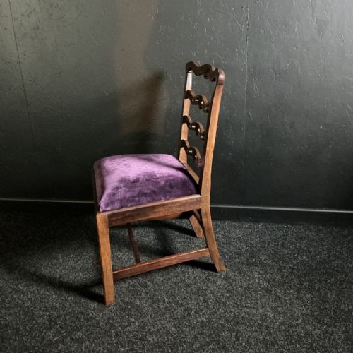 8 GEORGIAN LADDERBACK CHAIRS - ADDITIONAL PHOTO 6