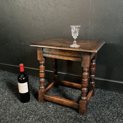 VICTORIAN OAK JOINT STOOL - ADDITIONAL PHOTO 1