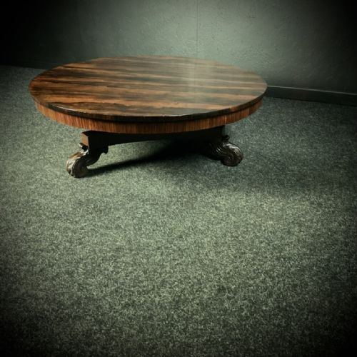 WILLIAM 4TH ROSEWOOD COFFEE TABLE CIRCA 1840TOP - ADDITIONAL PHOTO 5
