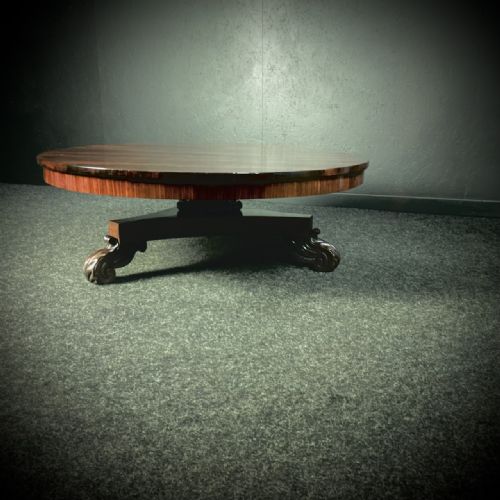 WILLIAM 4TH ROSEWOOD COFFEE TABLE CIRCA 1840TOP - ADDITIONAL PHOTO 6