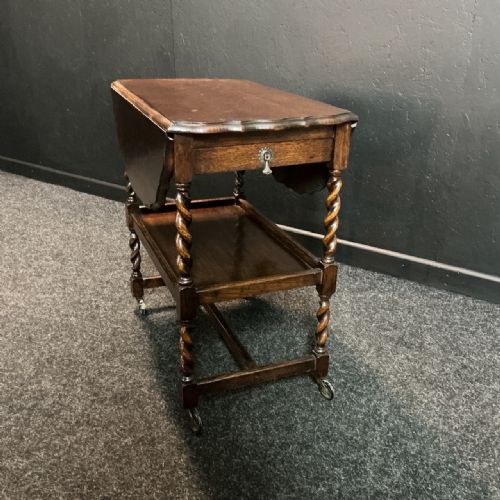 OAK AFTERNOON TEA TROLLEY - ADDITIONAL PHOTO 1