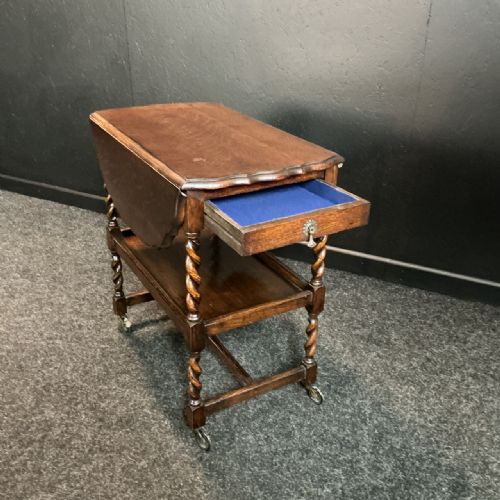 OAK AFTERNOON TEA TROLLEY - ADDITIONAL PHOTO 2