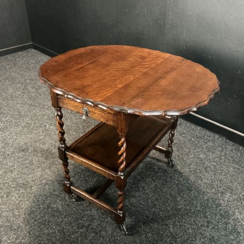 OAK AFTERNOON TEA TROLLEY - ADDITIONAL PHOTO 4