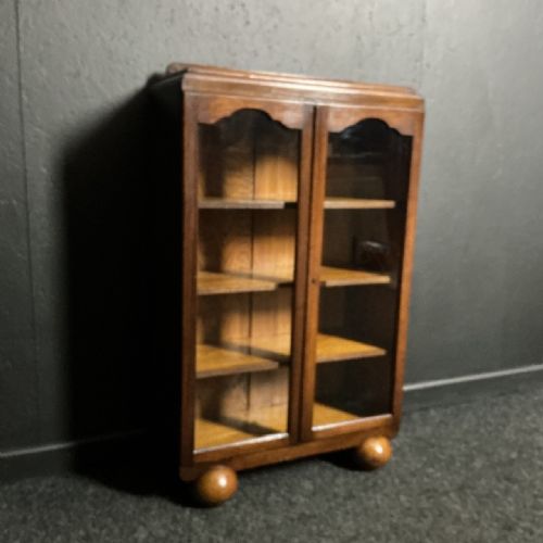 ART DECO OAK BOOKCASE - ADDITIONAL PHOTO 3