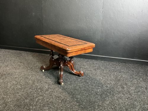 VICTORIAN COFFEEGAMES TABLE - ADDITIONAL PHOTO 3