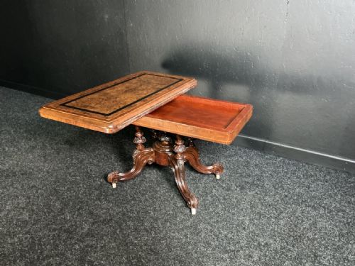 VICTORIAN COFFEEGAMES TABLE - ADDITIONAL PHOTO 5