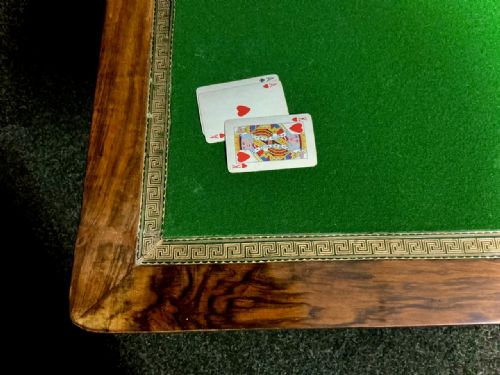 VICTORIAN COFFEEGAMES TABLE - ADDITIONAL PHOTO 6