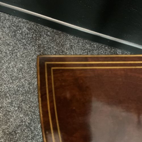 HEPPLEWHITE REVIVAL MAHOGANY CARD TABLE - ADDITIONAL PHOTO 3