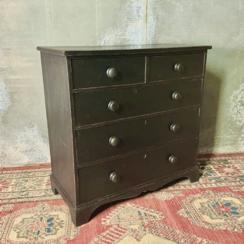 VICTORIAN PAINTED CHEST - ADDITIONAL PHOTO 3