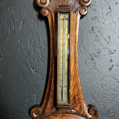 ANTIQUE ANEROID BAROMETER - ADDITIONAL PHOTO 2