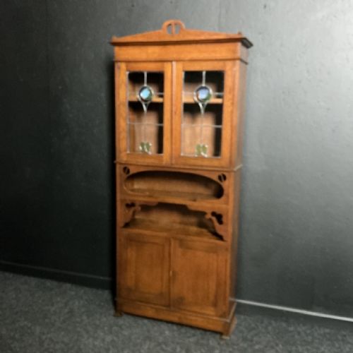 ARTS AND CRAFTS OAK BOOKCASE - ADDITIONAL PHOTO 4