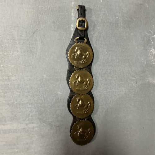 victorian horse brass martingale - CATEGORY: ANTIQUE MISCELLANEOUS - DATED VICTORIAN