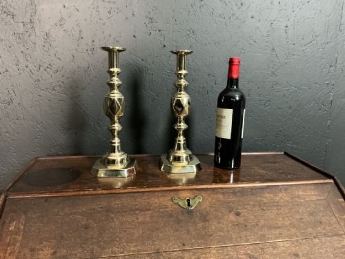 VICTORIAN KING OF DIAMONDS CANDLESTICKS - ADDITIONAL PHOTO 4