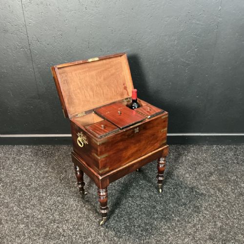GEORGIAN MAHOGANY CELLARETTE - ADDITIONAL PHOTO 4
