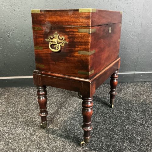 GEORGIAN MAHOGANY CELLARETTE - ADDITIONAL PHOTO 6