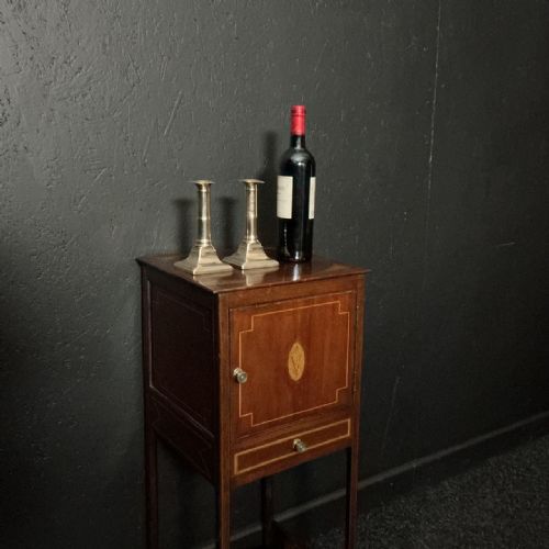 GEORGIAN GUN METAL CANDLESTICKS - ADDITIONAL PHOTO 2