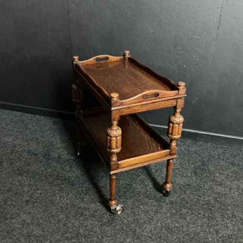 ANTIQUE AFTERNOON TEA TROLLEY - ADDITIONAL PHOTO 1