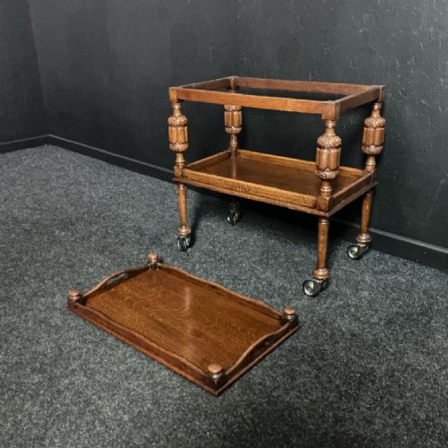 ANTIQUE AFTERNOON TEA TROLLEY - ADDITIONAL PHOTO 2