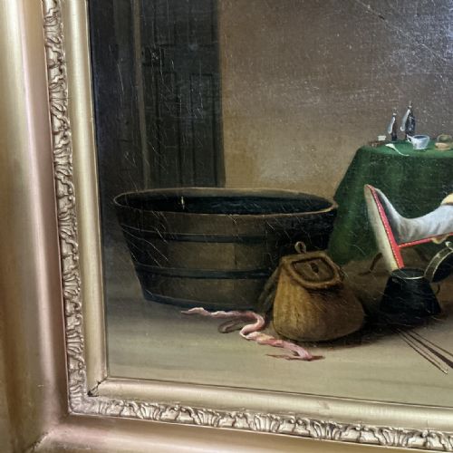 VICTORIAN OIL ON CANVAS COWPER - ADDITIONAL PHOTO 2