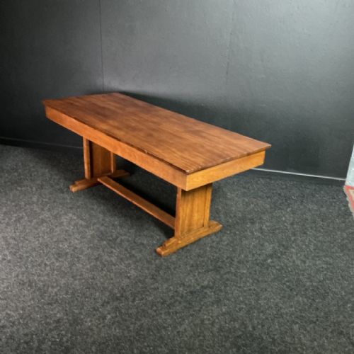 HISTORIC PUBLIC SCHOOL LIBRARY TABLE