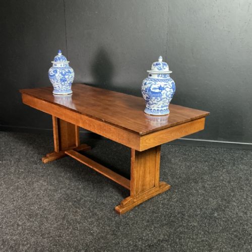 HISTORIC PUBLIC SCHOOL LIBRARY TABLE - ADDITIONAL PHOTO 3