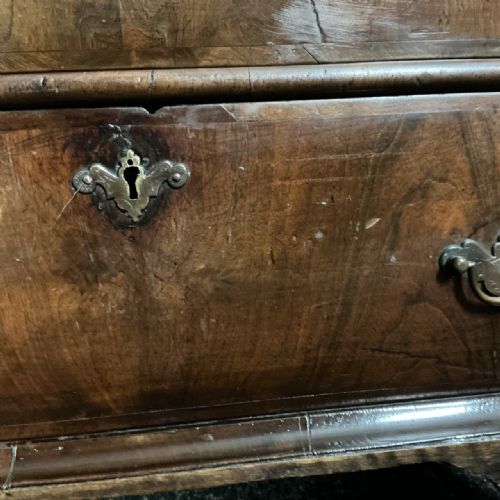 QUEEN ANNE WALNUT BUREAU - ADDITIONAL PHOTO 5