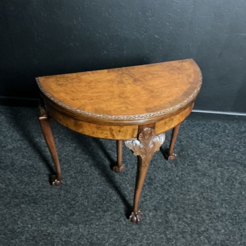 WALNUT CARD TABLE - ADDITIONAL PHOTO 1
