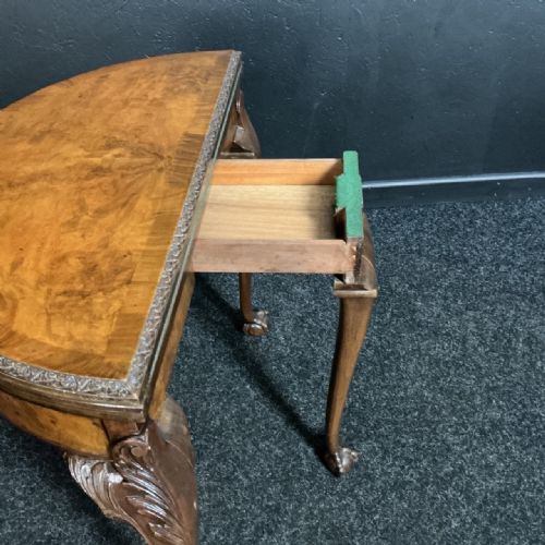 WALNUT CARD TABLE - ADDITIONAL PHOTO 2