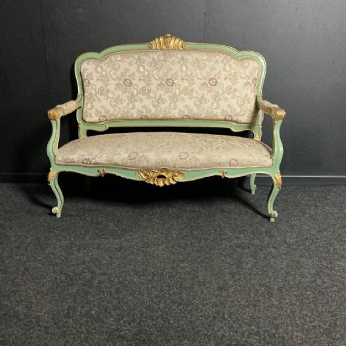 PAINTED FRENCH SOFA - ADDITIONAL PHOTO 1