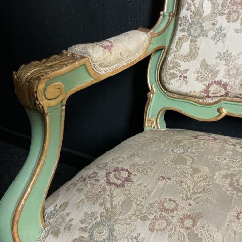 PAINTED FRENCH SOFA - ADDITIONAL PHOTO 5