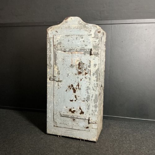 DECORATIVE PAINTED STEEL CUPBOARD