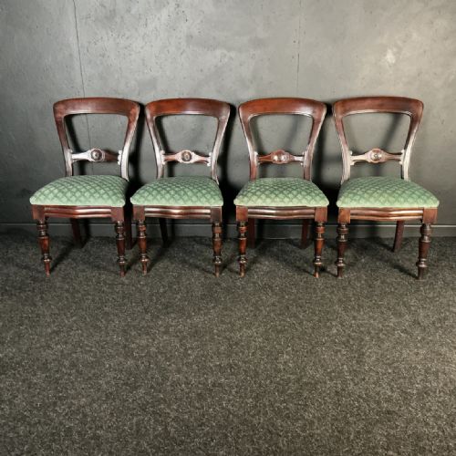 Set of 4 Victorian Mahogany Chairs