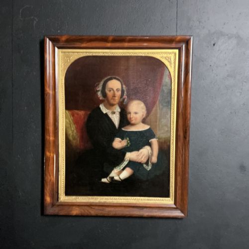 Large 19th Century Oil on Canvas