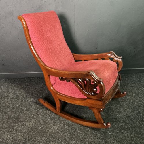 Victorian Mahogany Rocking Chair