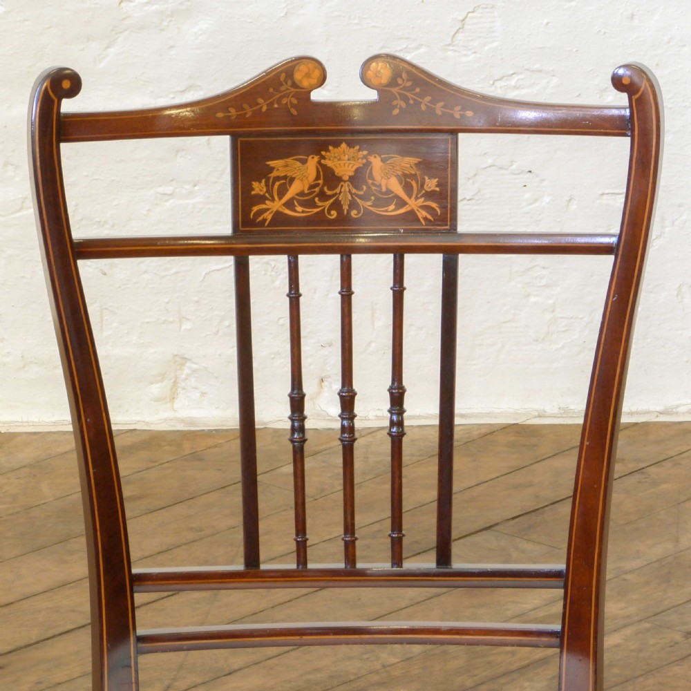 Edwardian Mahogany Low Chair View II