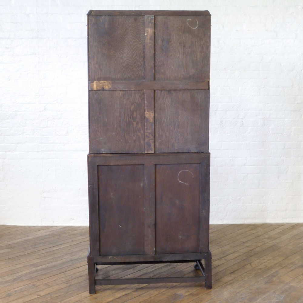 Oak Bureau Bookcase View XV