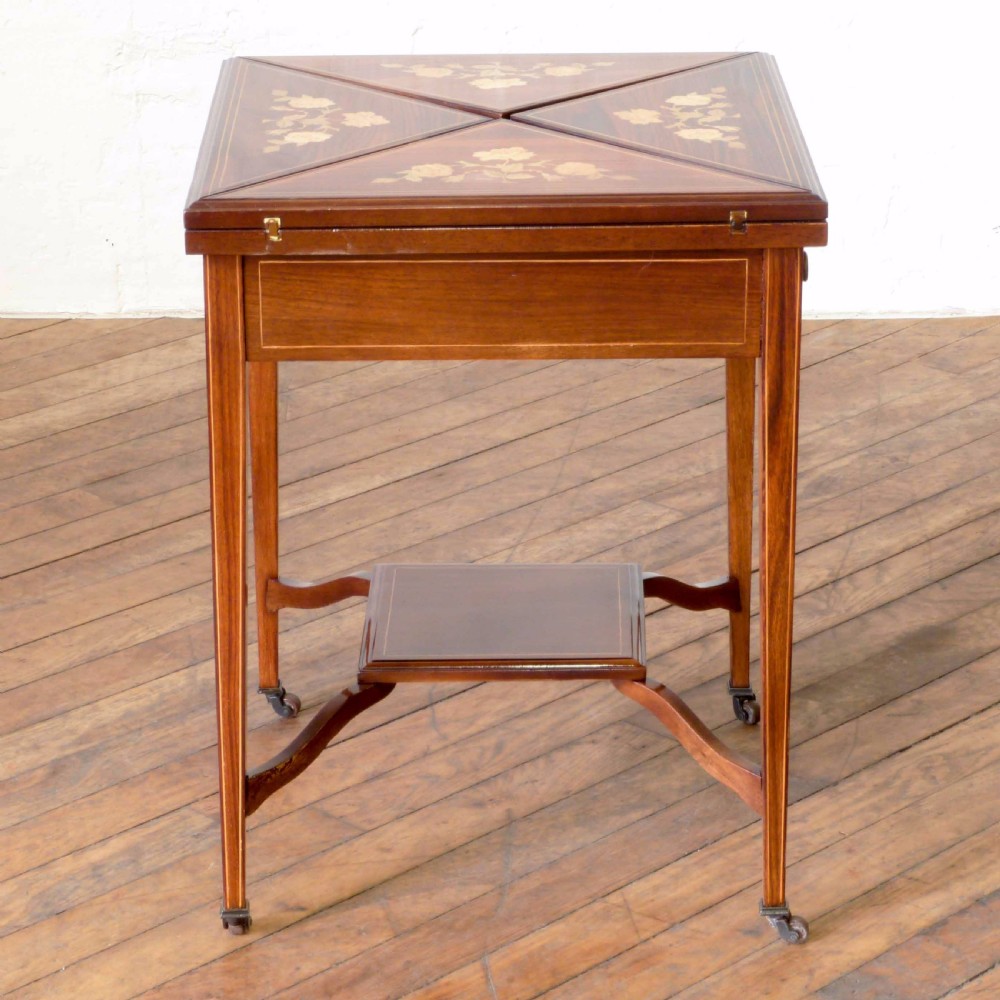 Edwardian Envelope Card Table View IX