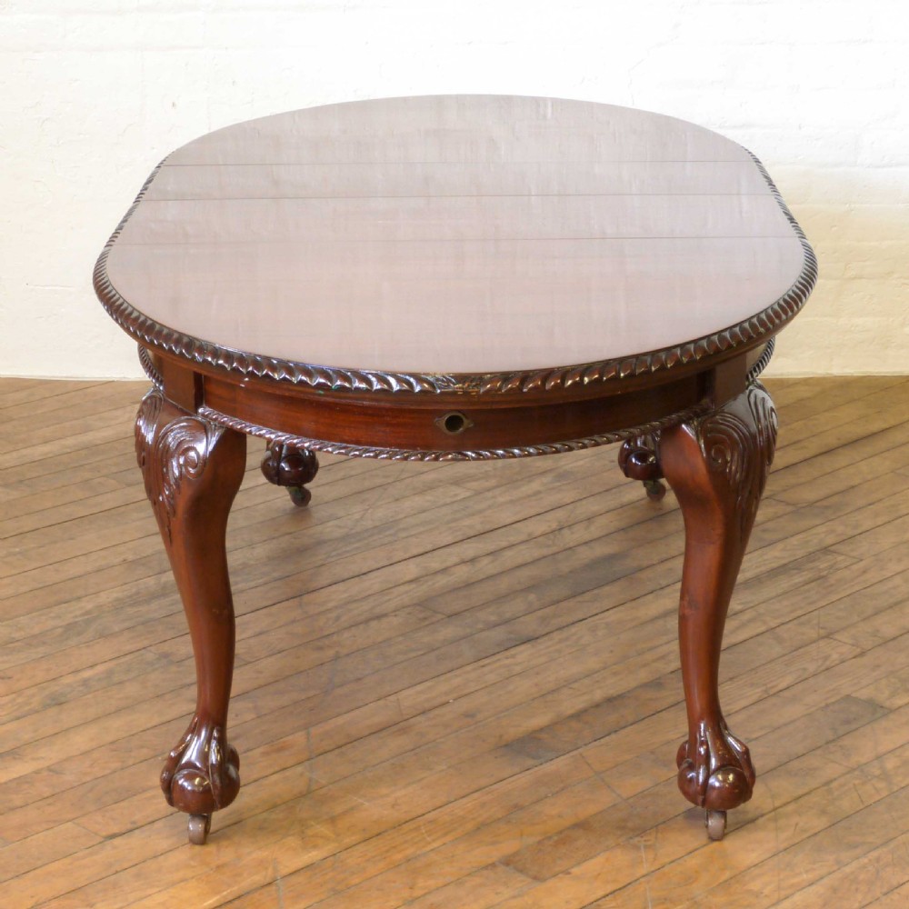 Edwardian Mahogany Dining Table View V
