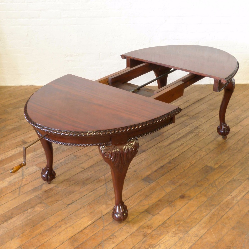 Edwardian Mahogany Dining Table View VIII