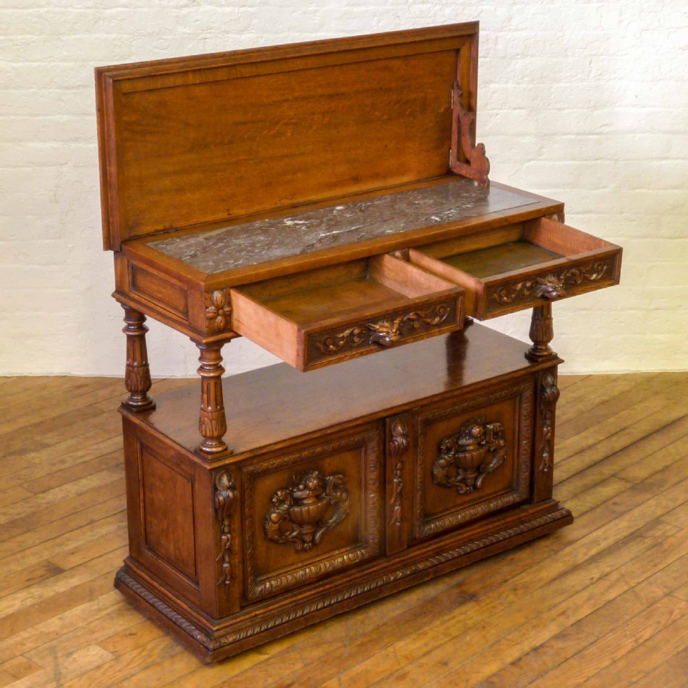 Victorian Oak Buffet View IV