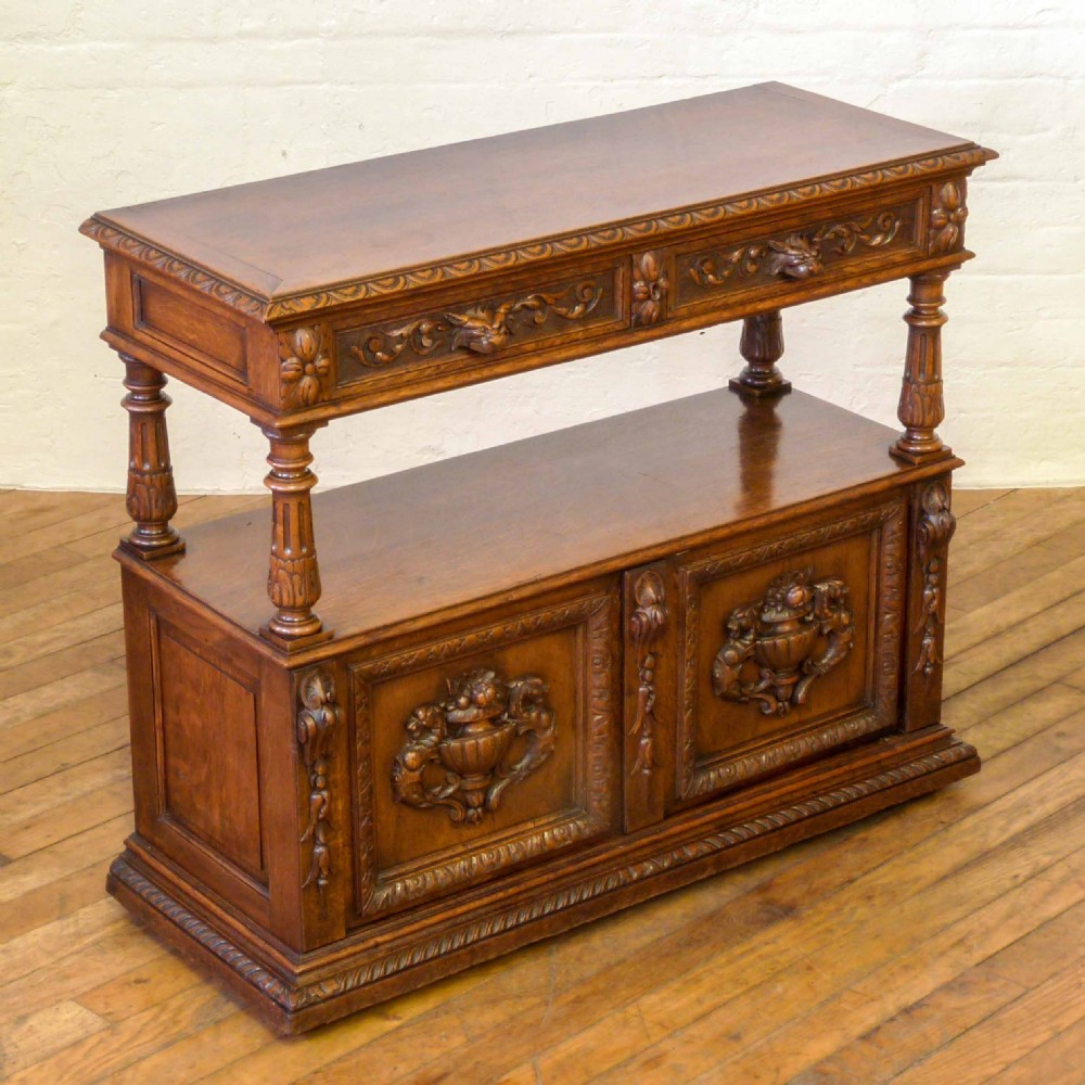 Victorian Oak Buffet View V