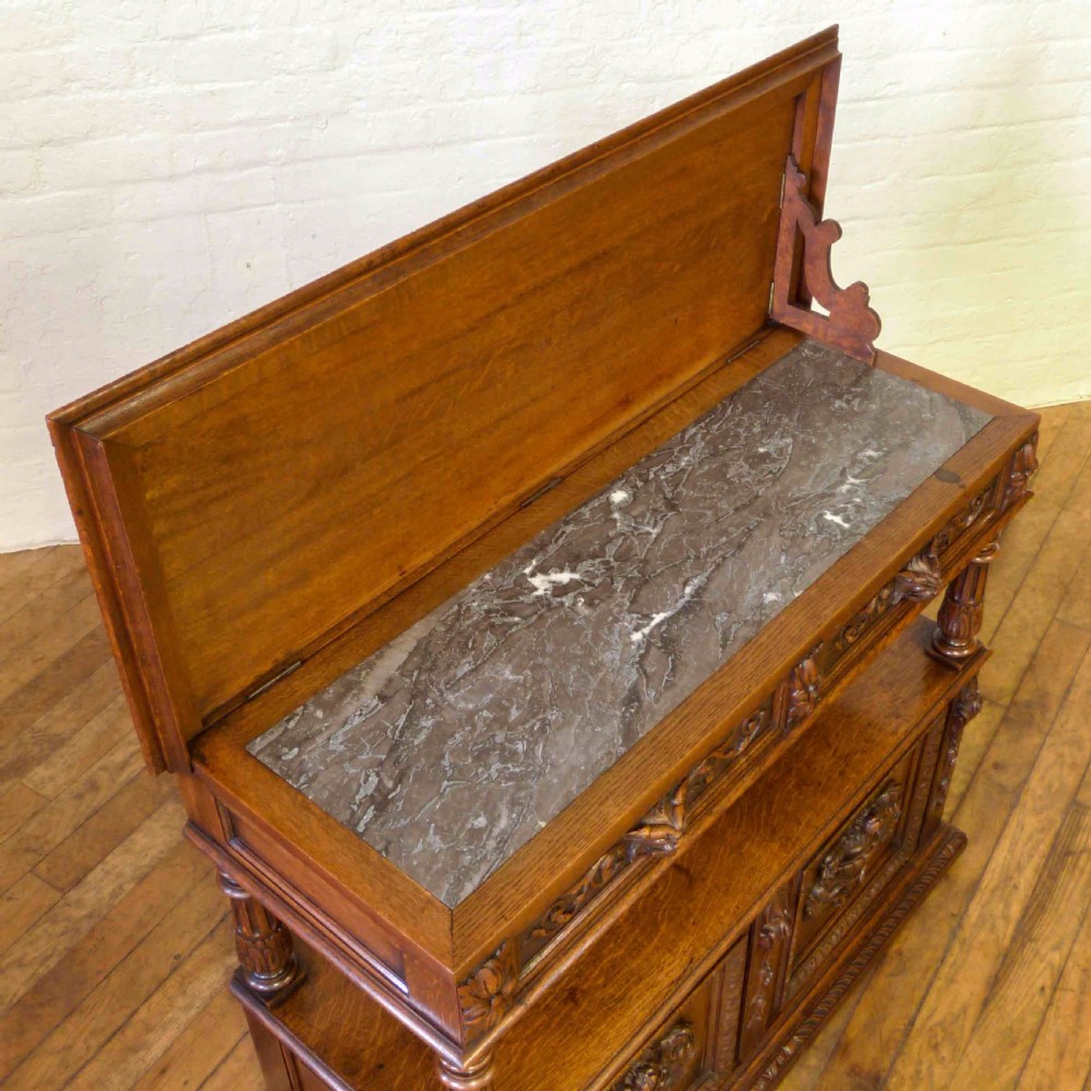 Victorian Oak Buffet View VII